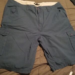 Mens cargo blue shorts